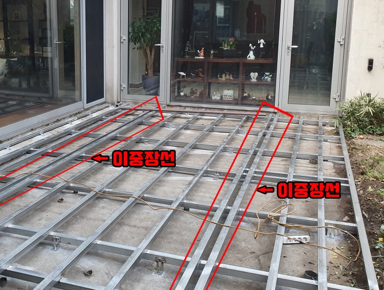 합성목재 데크시공 방법- 바닥 기초틀 설치 완벽정리 - 합성목재 선두주자 우드스토어